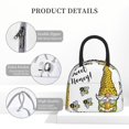 thumbnail image 4 of Yiaed Gnome Sweet Honey Print Lunch Bag Adult Insulated Lunch Box, Leakproof Cooler Food Lunch Containers Reusable High Capacity Lunch Tote Bags-One Size, 4 of 6