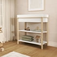 thumbnail image 5 of Dream On Me Owen Changing Table in Vintage White Oak, JPMA Certified, with two bottom shelves for storage, 5 of 7