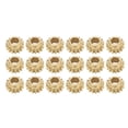 thumbnail image 2 of Guitar String Tuning Peg Gear, Long Term Use Durable Metal Guitars Hex Gears 18Pcs  For Tunings Gold,Silver, 2 of 8