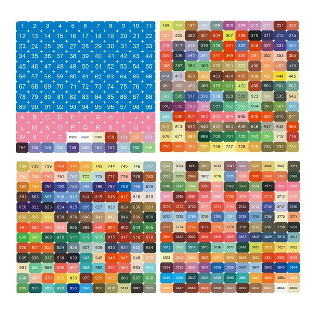 4 Feuilles d'Autocollants Chiffres Colorés, Autocollants Chiffres Alphabet pour Embellissement de Cartes Colorées pour Boîte de Rangement
