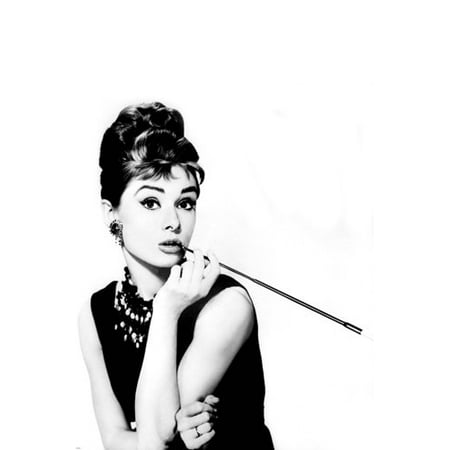 Audrey Hepburn Breakfast At Tiffanys Publicity Still Poster Charming 24X36