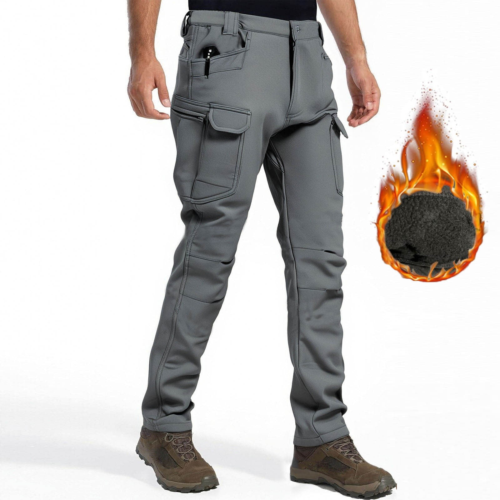 Acheter Pantalon de jogging thermique d'hiver doublé en polaire pour homme Pantalon de survêtement de course athlétique en plein air Pantalon chaud Pantalon respirant épais décontracté pour homme