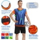 thumbnail image 4 of Paquete de 6 camisetas de chaleco de entrenamiento Pinnies para fútbol, baloncesto, hockey, adultos Adepaton  CZYD-XM36-16, 4 of 5