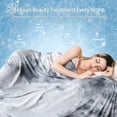 thumbnail image 6 of ALANDA Cooling Blanket King Tie Dye, Double-Sided [Cooling/Cotton] Soft Breathable Lightweight Summer Blanket for Bed Sofa Travel Adult Kids Hot Sleeper Gray 90" x 108", 6 of 7
