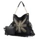 thumbnail image 2 of Bolso Bandolera Mano Hombro Con Flecos Cuero PU Gran Capacidad para Mujer, 2 of 9