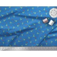 thumbnail image 3 of Soimoi Polyester Crepe Fabric Heart & Pizza Slice Food Printed Fabric 1 Yard 52 Inch Wide, 3 of 3