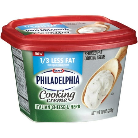Kraft Philadelphia Italian Cheese & Herb Cooking Creme, 10 oz