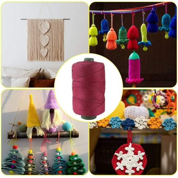 Light Weight Ice Silk Thread Composite Yarn Hand Woven DIY Hollow Thread Hook Pack Summer Cool Hat Cushion Yarn