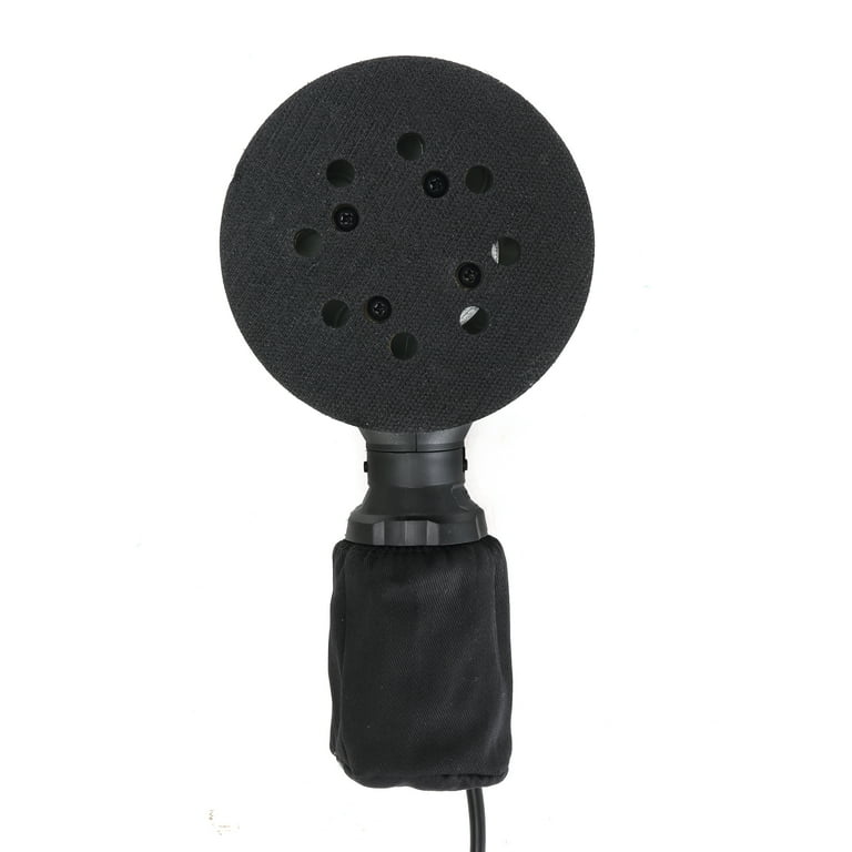 Hyper Tough 2.5 Amp Corded 5 inch Orbital Sander with Dust Bag, Vacuum Hose Adapter & 3 Sanding Sheets