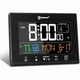thumbnail image 1 of wonima02 Digital Atomic Alarm Clocks for Bedrooms with 2 USB Ports, Color VA Display Atomic Clock with Indoor Temperature and Humidity, DST, Calendar, and Moon Phases for Seniors Elderly, 1 of 1