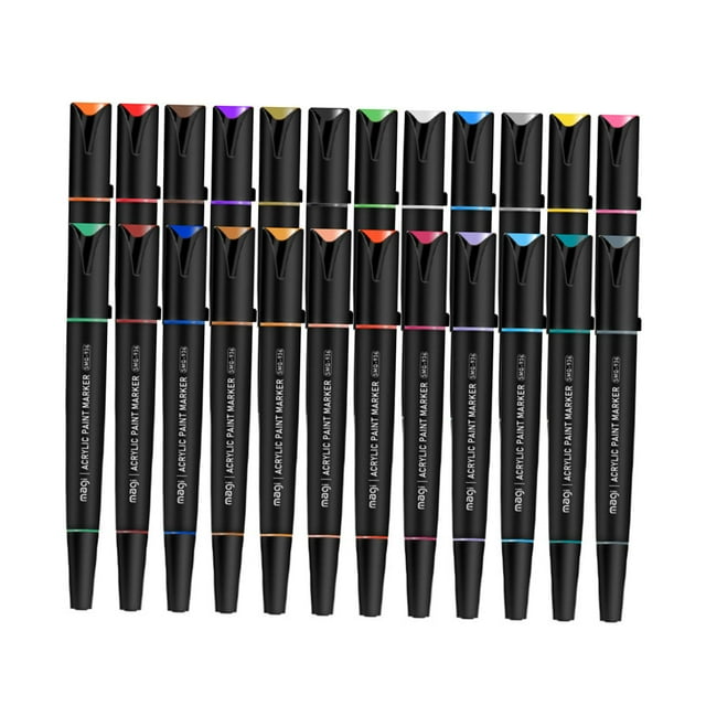 de rotudores de pintura acrílica, rotudor de , manualidades, plástico impermeable permanente, de secado para , colores Sunnimix Rotuladores de pintura acrílica