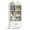 White, variant on Costway Freestanding Bookshelf with Doors 2 Storage Cabinets and 5 Cubbies 2 Anti-tip Kits Natural