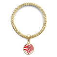 thumbnail image 1 of Pendentif Rond Cœur Rouge de la Saint-Valentin Chaîne de Bijoux, 1 of 3