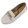 thumbnail image 3 of Taqqpue Women Loafers Flat Shoes Plus-Size Round-Toe On Soft-Soled Comfortable Shoes for Women, 3 of 10
