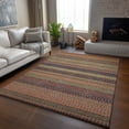 thumbnail image 6 of Addison Rugs Mayfield Washable Transitional Stripes Paprika Rectangle Rug, 10' x 14', 6 of 6