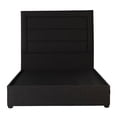 thumbnail image 2 of Box Base cama Matrimonial + Cabecera Blend Negro, 2 of 6