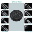thumbnail image 6 of Kichae Matte Black Round Rain Shower Head Dual/Combo with Hose 1.8-GPM (6.8-LPM), 6 of 9