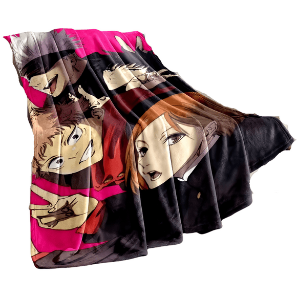 Manta de franela suave con estampado digital Jujutsu Kaisen