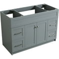 thumbnail image 6 of ARIEL Hamlet 48 in. W x 21.5 in. D x 33.5 in. H Bath Vanity Cabinet Only in White, 6 of 7