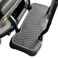 thumbnail image 6 of Xtreme Mats Golf Cart Mat for Rear Facing Foot Rests & Rear Seat Kits - Fits EZGO RFSPRO L6 Rear Foot Rest Mat - BLACK Trim, 6 of 11