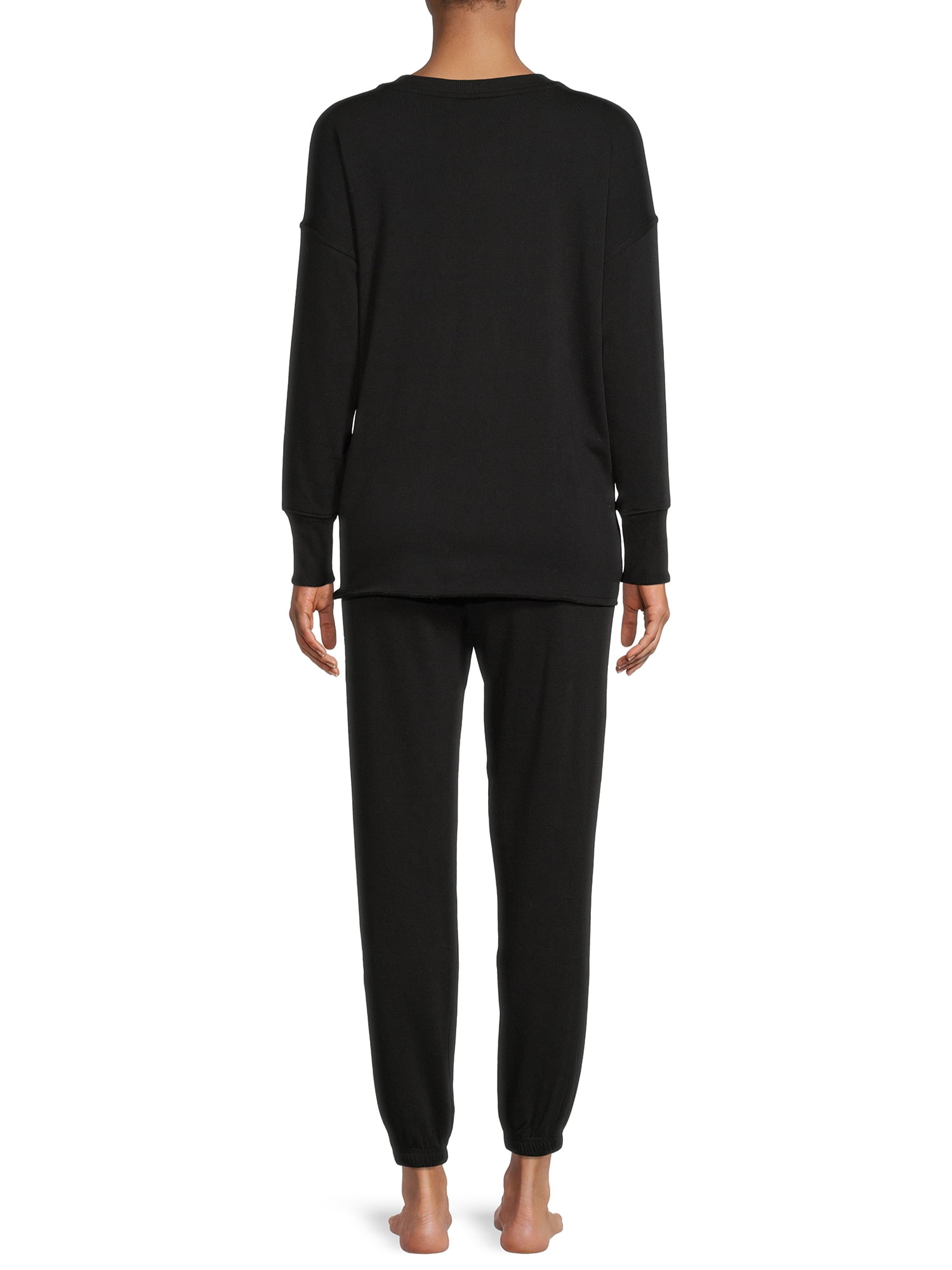 Secret Treasures Women's and Women's Plus Sleep Top and Cuffed Pants, 2-Piece