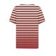 thumbnail image 4 of Fiudx Ofertas y Liquidaciones Camiseta Casual de Moda para Mujer Blusas Estampadas a Rayas Degradadas Top con Botones y Cuello En V, 4 of 5