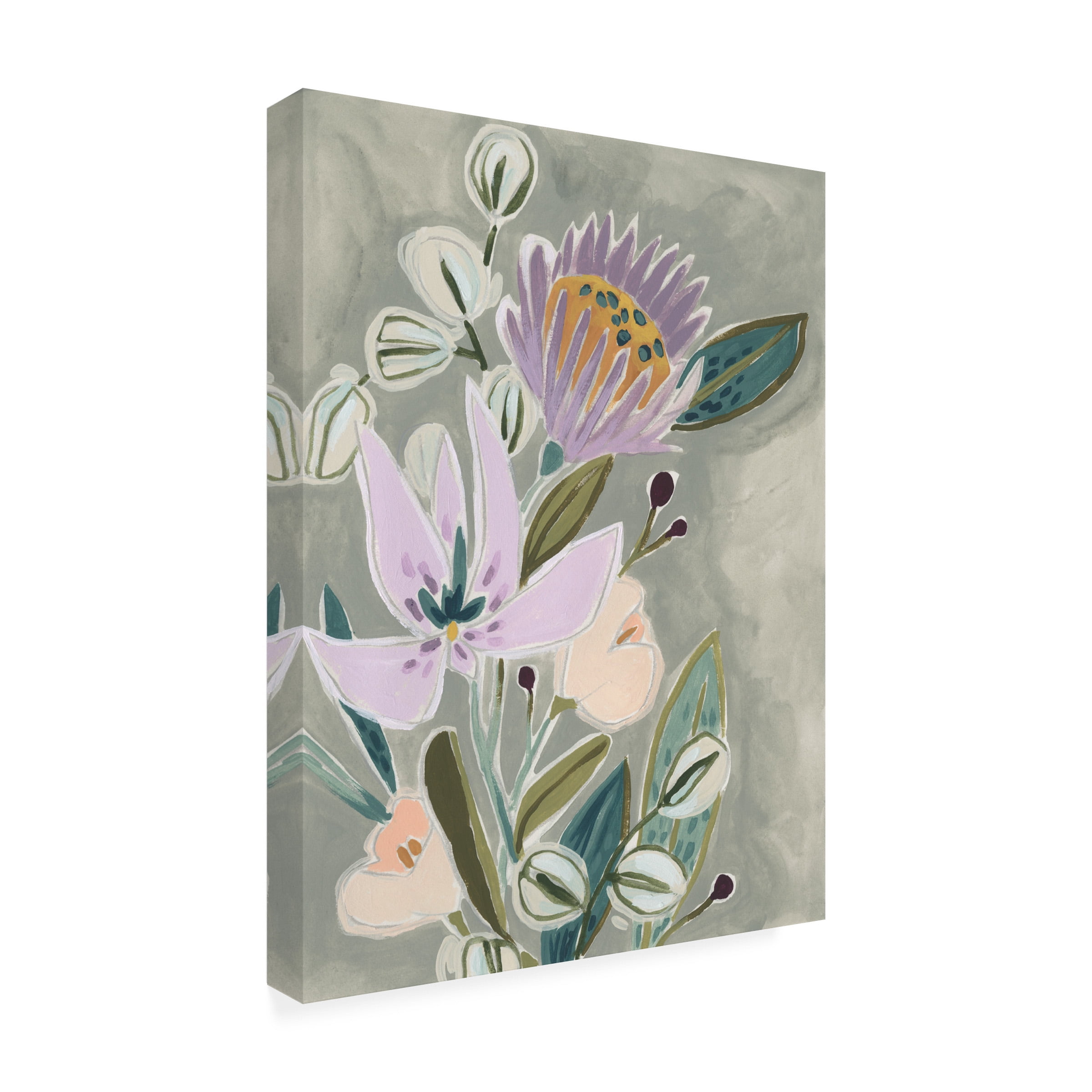 June Erica Vess 'Spring Lilac II' Canvas Art