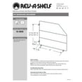 thumbnail image 6 of Rev-A-Shelf 597-18-52 18" Bakeware Wire Kitchen Cabinet Organizer, White, 6 of 6