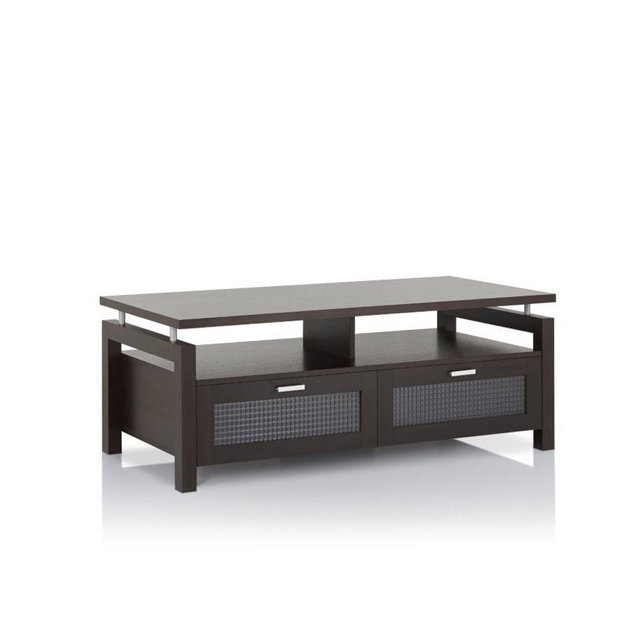 Bowery Hill Table Basse de Rangement en Espresso