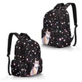 thumbnail image 2 of DISNIMO Cat Planet Print Lightweight Large School Backpack, Multi-pocket Durable Bookbag with Side Mesh Pockets for Elementary & Middle School Students Daily Use, 2 of 7