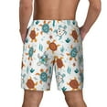 thumbnail image 4 of Balery Various Turtle Mens Swim Trunks Swim Shorts for Men Quick Dry Inseam Beach Shorts with Compression Liner Pocket-Small, 4 of 9