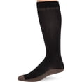 thumbnail image 1 of Travelon Med. Chaussettes de Compression en Cuivre, Noir, 1 of 3