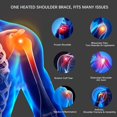 thumbnail image 5 of calefacción inalámbrica eléctrica portátil con terapia de frío caliente para manguito rotador, hombro congelado, relaja el alivio del dolor muscular manga de compresión del hombro Shuxiu Wang 8390615159449, 5 of 5