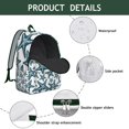 thumbnail image 4 of Starfish Beach Seashells Travel Backpack – Durable Oxford Material Pattern Backpack with Large Capacity, Anti-theft Features, Comfortable Carrying for Students, Travelers, and Outdoor Activities, 4 of 5