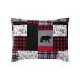 thumbnail image 6 of Mainstays Woodland Animal Plaid Cozy Flannel Reverse to Super Soft Sherpa Comforter Set, King, Multi-color, 6 of 6