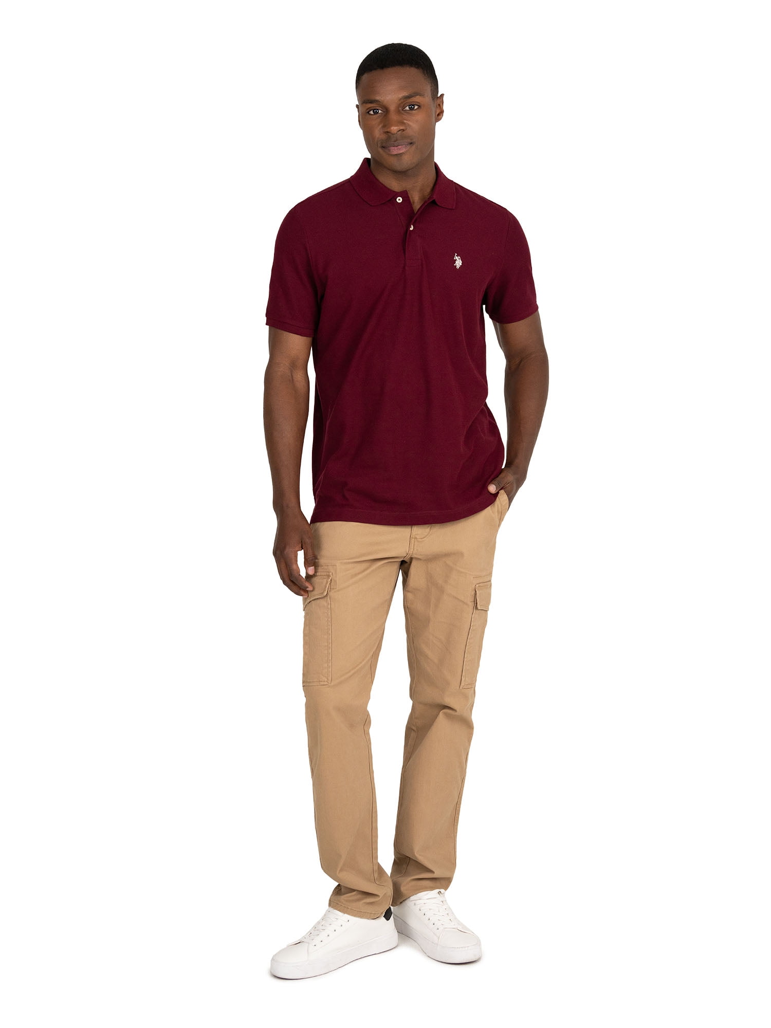 U.S. Polo Assn. Men's Performance Pique Polo Shirt