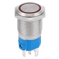 thumbnail image 1 of Self Reset Press,16mm LED Light Self Car Modification Press Pin Self Reset Press Tailored for Perfection, 1 of 9