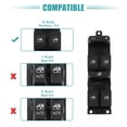 thumbnail image 4 of Unique Bargains 1Pc Front Left Power Window Switch Window Control Switch for Volkswagen Passat 1999-2005 No.1J4959857D, 4 of 7