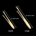 thumbnail image 2 of 4 Piezas Pinzas para Barbacoa JanHm Acero Inoxidable Doradas y Plateadas Tamaño S y L, 2 of 5