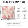thumbnail image 2 of Red Pink Modern Art Geometric Pillow Covers,Red Pink Modern Art Geometric Throw Pillow Covers 24"×24" ,Living Room Sofa Couch Pillow Covers,Decorative Pillow Covers, 2 of 7
