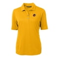 thumbnail image 2 of Women's Cutter & Buck Gold Rochester Red Wings Virtue DryTec Eco Pique Recycled Polo, 2 of 3