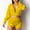 Velvet tops-Yellow, variant on Spring Tops for Women Clothes under $5.00 Women's Two-Piece Sweatshirt Solid Color Long Sleeve Zippered Coat Slim Fitting Shorts Gold Velvet Suit/Purple S