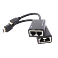 thumbnail image 1 of axGear HDMI Over RJ45 CAT5e CAT6 UTP LAN Ethernet Balun Extender Repeater - 1080P, 1 of 6