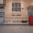 thumbnail image 5 of AmGood 14 in. x 96 in. Stainless Steel Table with Two Undershelves | Metal Utility Kitchen Prep Work Table | NSF, 5 of 9