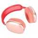 thumbnail image 3 of Auriculares inalámbricos Bluetooth Auriculares plegables ajustables con micrófono para computadora portátil Teléfono Trabajo Escuela Viajes Deportes Rojo, 3 of 5