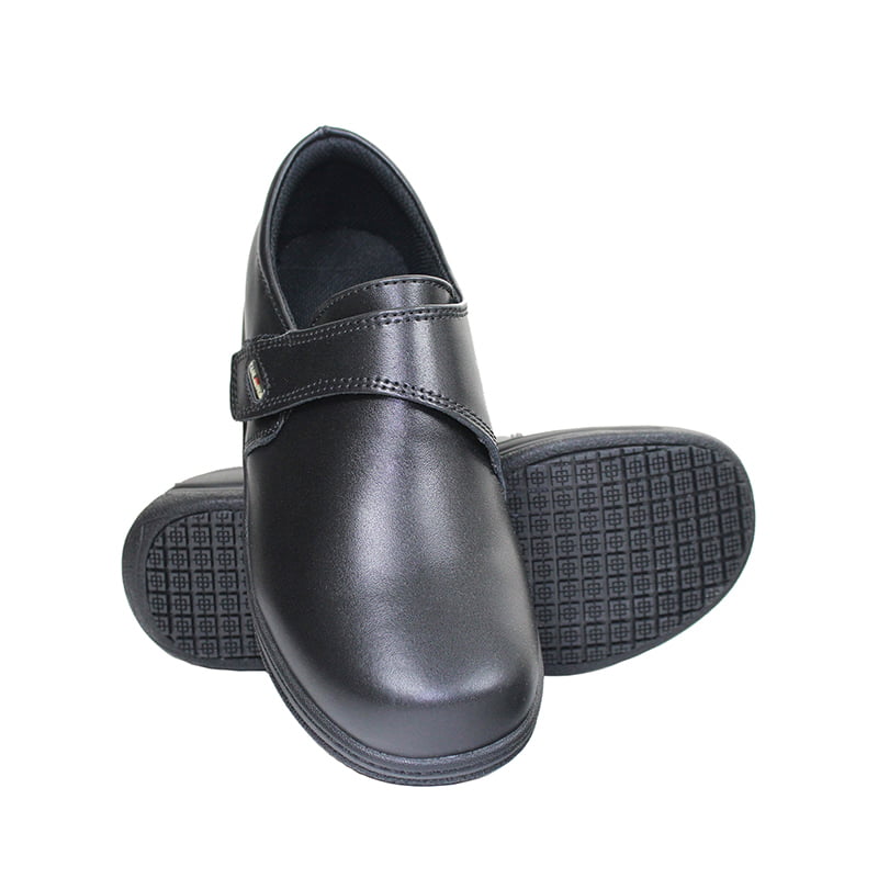 Non-slip Work Shoes Hook and Loop Pull 