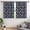 Princess and Swan, variant on Princess and Swan Blue Pattern Blackout Curtains,Triple Weaved Fabric,Thermal Insulated,Room Darkening,Grommet Top,2 Panels,42x45in(107x114cm)