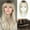 T4/613, variant on Hair Toppers for Women Real Human Hair 12inch HairToppers for women With Bangs   Scalp Big BaseCover Thinning or Loss Top Pieces Wiglets (613#, 12 Inch)