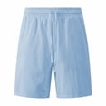 thumbnail image 7 of Men's V-Neck Hoodies Shorts Set 2 Piece Outfits Short Sleeve Sweatsuit Summer Workout Beach Tracksuits, 7 of 7