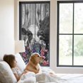thumbnail image 2 of Black Cows Window Privacy Film,Country Pink Spring Floral Elegant Farmhouse Wooden Static Cling UV Sun Blocking Heat Control Window Tint Day and Night,Non-Adhesive One Way Privacy Cover 29.5''x78.7'', 2 of 7